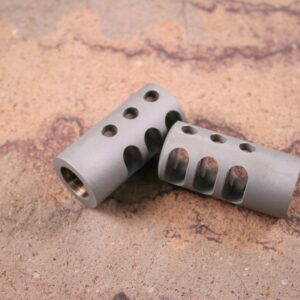 Quick Discharge (QD) Muzzle Brake Stainless Steel (S/S)- Straight